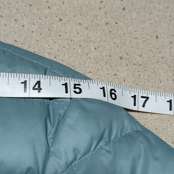 Lands End Women’s Down Max 600 Puffer Jacket Light Blue Packable Size XS 2 - 4 - Picture 8 of 11